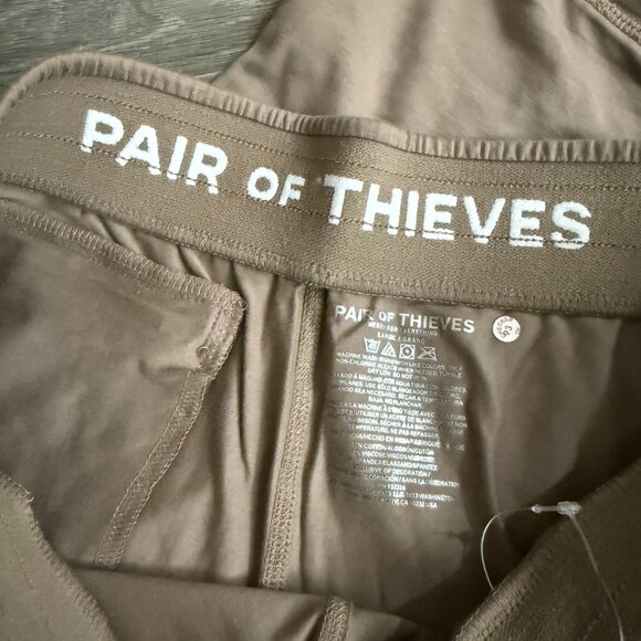 NWT Pair of Thieves Lounge Jogger Pants Tan Men Size Large - Picture 4 of 5